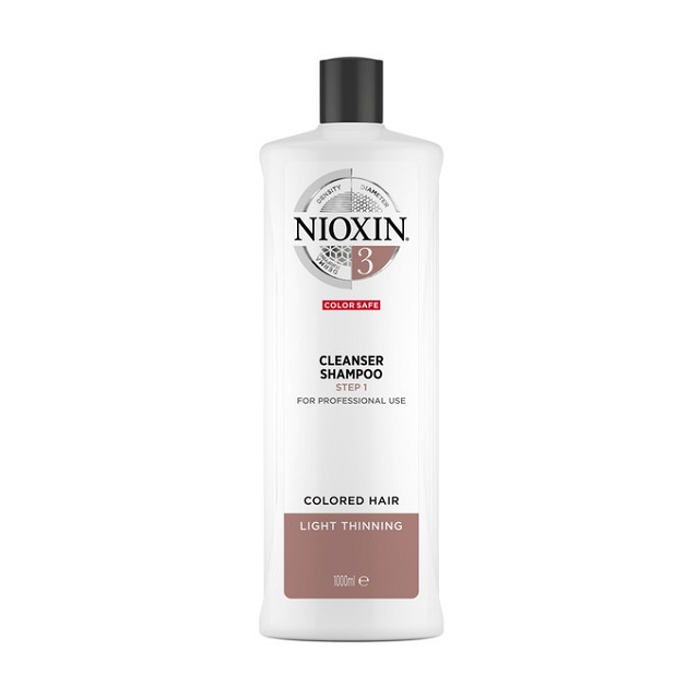 16275861622105936 System 3 Cleanser Shampoo oczyszczający szampon do włosów farbowanych lekko przerzedzonych 1000ml - obrazek 1
