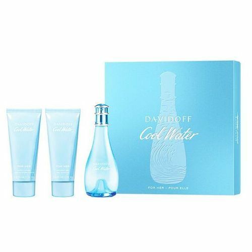 16343401661244575 Cool Water Woman zestaw woda toaletowa spray 100ml + balsam do ciała 75ml + żel pod prysznic 75ml - obrazek 1