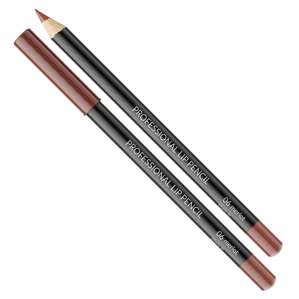 Exclusive Mockups for Branding and Packaging Design Professional Lip Pencil konturówka do ust 06 Merlot 1g - obrazek 1