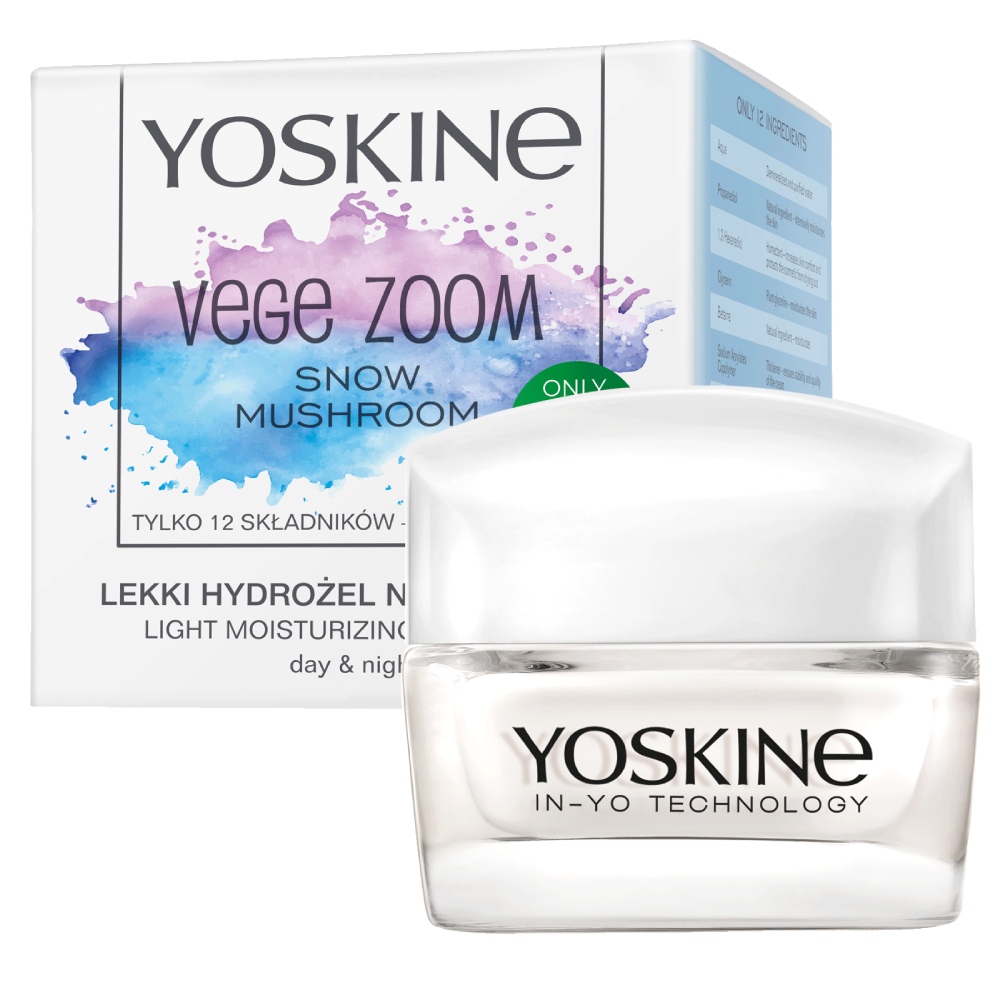 16504131662374785 Vege Zoom lekki hydrożel nawilżający na dzień i na noc Snow Mushroom 50ml - obrazek 1