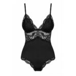 810-TED-1 zmysłowe body z koronką Black L/XL