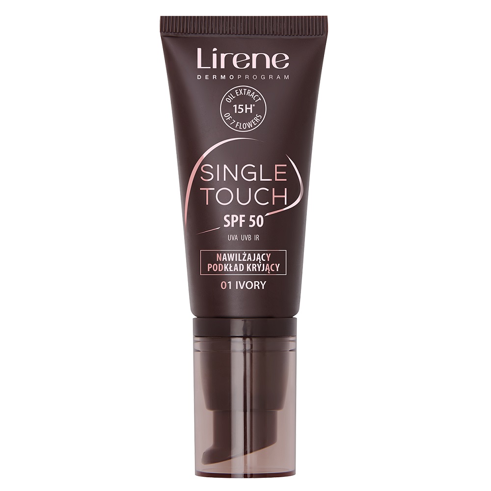 16563391730815577 Single Touch SPF50 nawilżający podkład kryjący 01 Ivory 30ml - obrazek 1