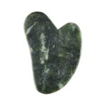 Gua Sha kamień do masażu twarzy i szyi z jadeitu Green