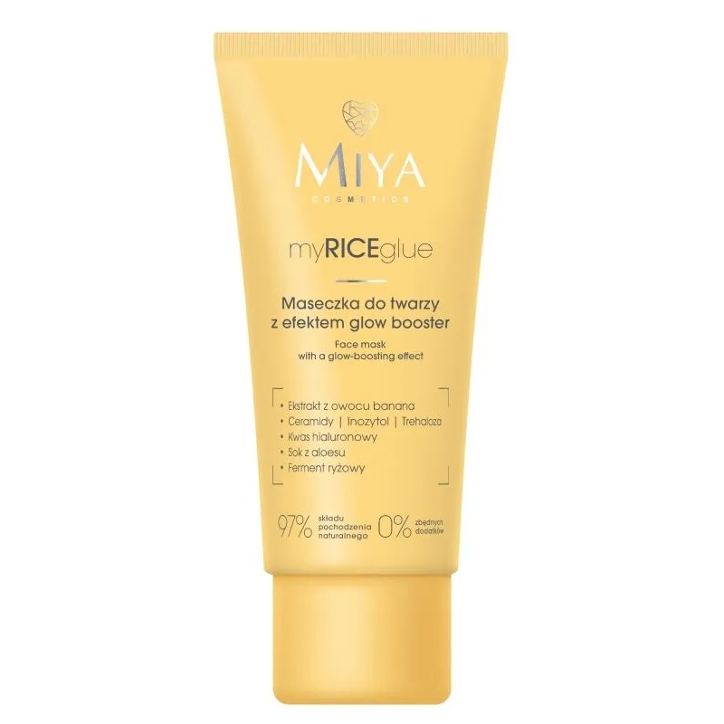 16572481777396277 myRICEglue maseczka do twarzy z efektem glow booster 60ml - obrazek 1