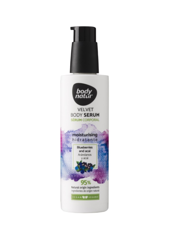 16610651643259754 Velvet Body Serum nawilżające serum do ciała Czarne Jagody i Jagody Acai 200ml - obrazek 1