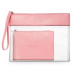 Transparent Beauty Case przezroczysta kosmetyczka z wewnętrzną saszetką 003 Pink