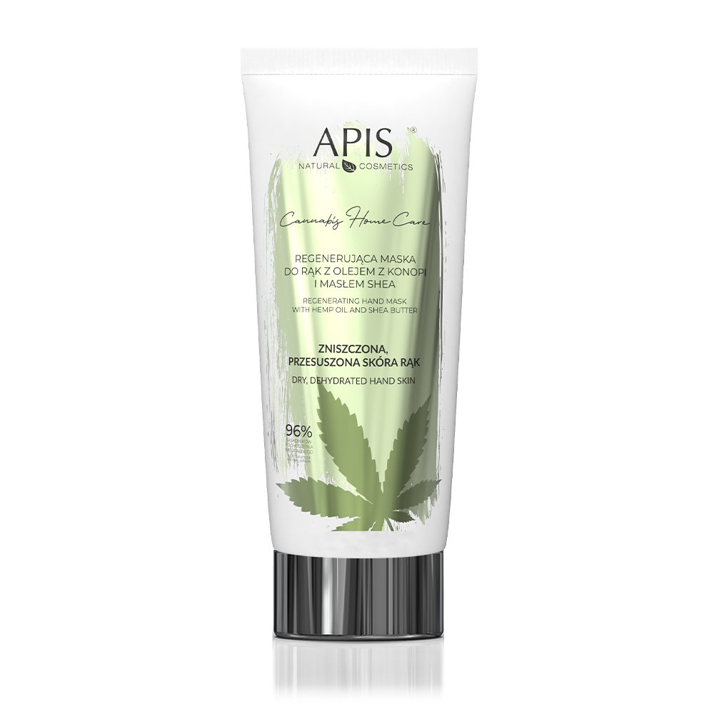 16711251596807627 Cannabis Home Care regenerująca maska do rąk z olejem z konopi i masłem shea 200ml - obrazek 1