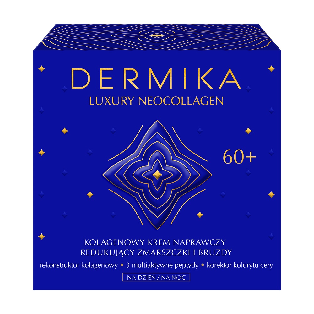 1676951644554305 Luxury Neocollagen 60+ kolagenowy krem naprawczy do redukcji zmarszczek i bruzd na dzień i na noc 50ml - obrazek 1