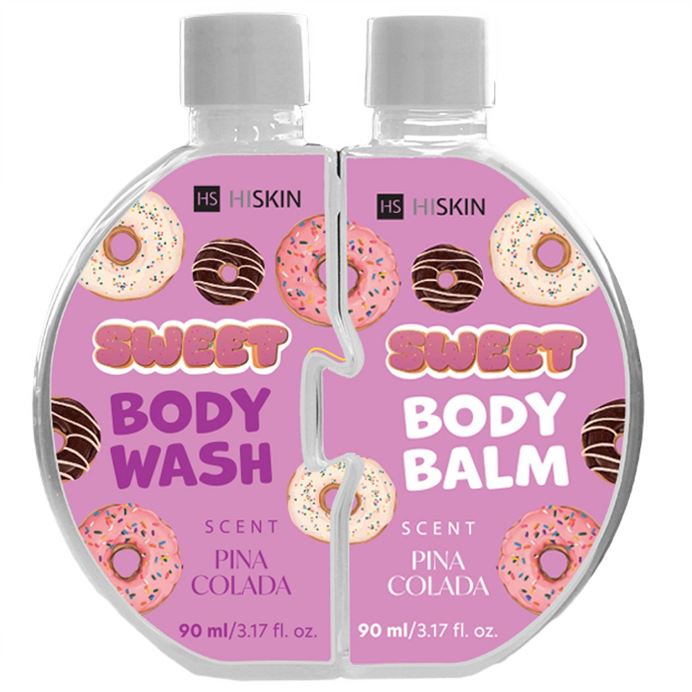 16879481751645355 Puzzle Body Pina Colada zestaw żel do mycia 90ml + balsam do ciała 90ml - obrazek 1