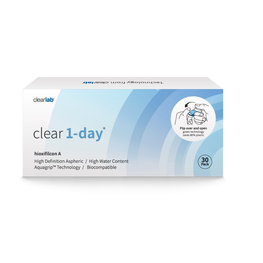 16890731615966495 Clear 1-day jednodniowe soczewki kontaktowe -3.00 30szt - obrazek 1