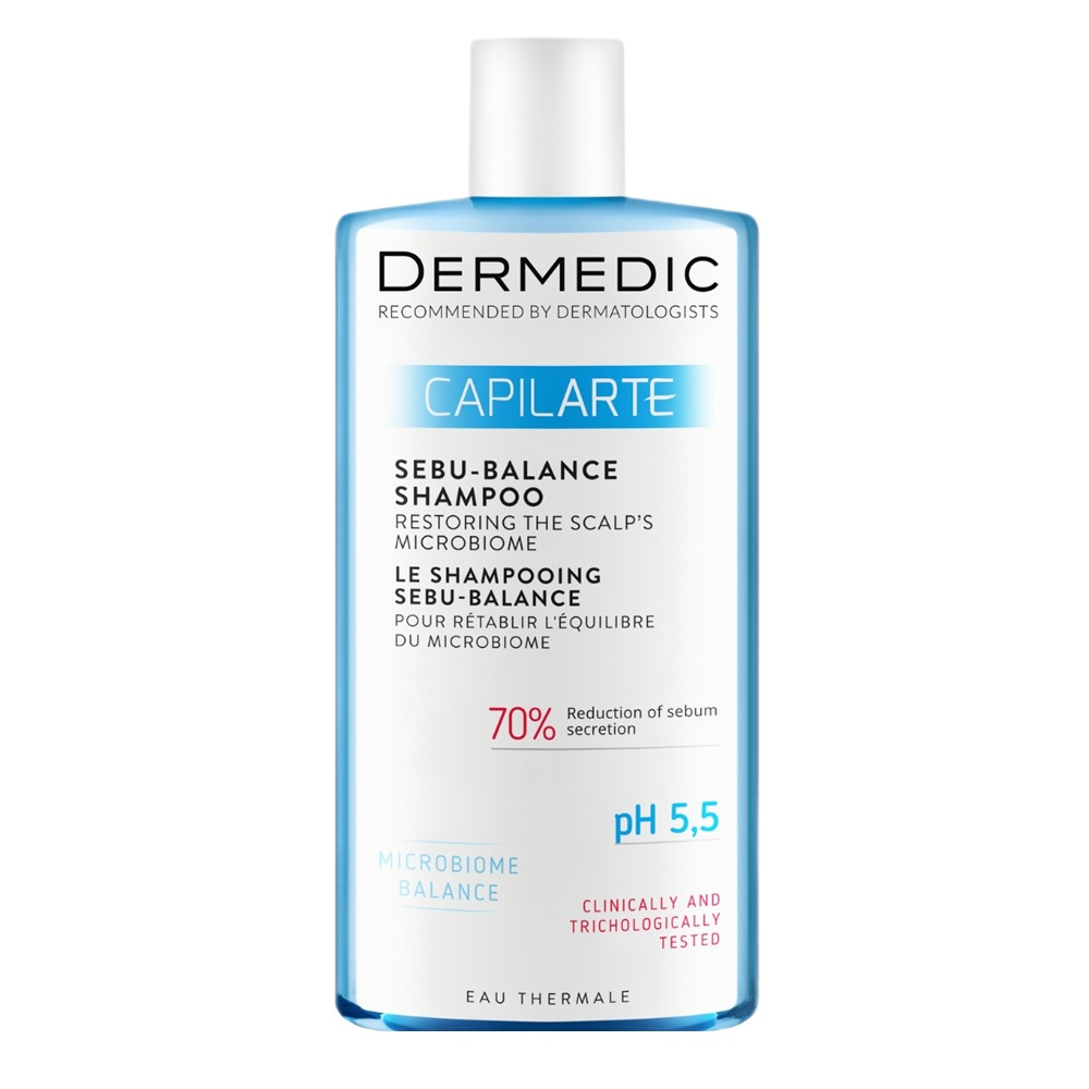 16913531778147111 Capilarte Sebu-Balance szampon przywracający równowagę mikrobiomu skóry 300ml - obrazek 1