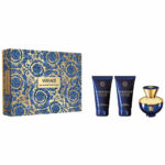 Pour Femme Dylan Blue zestaw woda perfumowana spray 50ml + balsam do ciała 50ml + żel pod prysznic 50ml