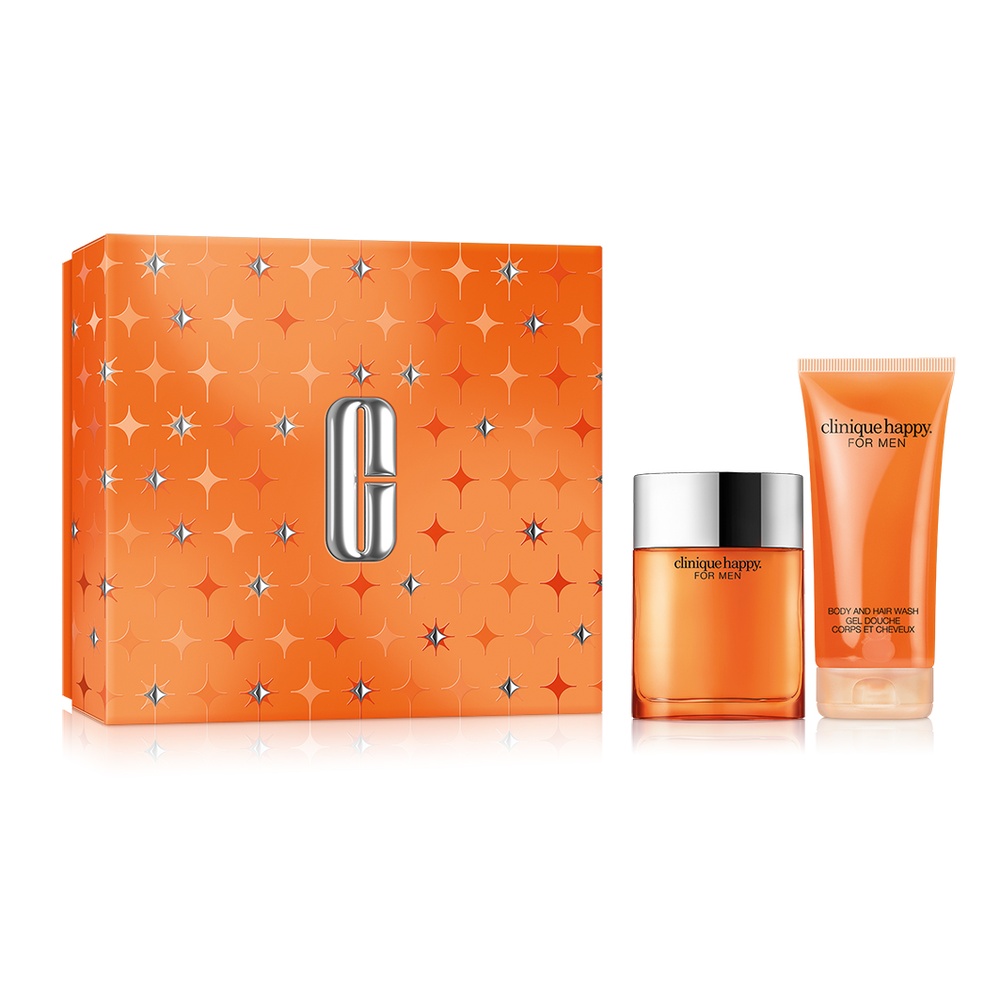 16979641762423305 Happy For Men zestaw woda kolońska 100ml + żel do mycia ciała i włosów 200ml - obrazek 1