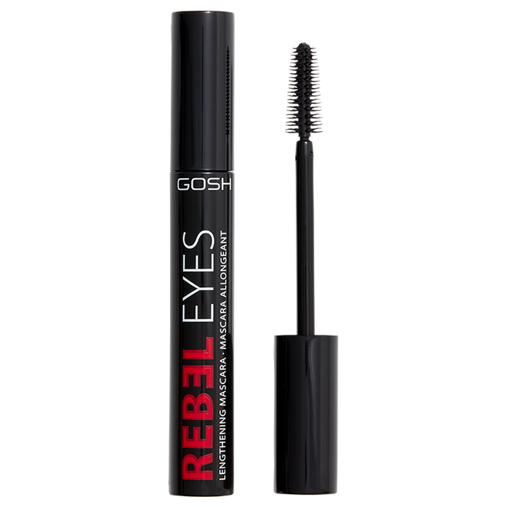 17062721665489121 Rebel Eyes Lengthening Mascara wydłużający tusz do rzęs 001 Extreme Black 9ml - obrazek 1
