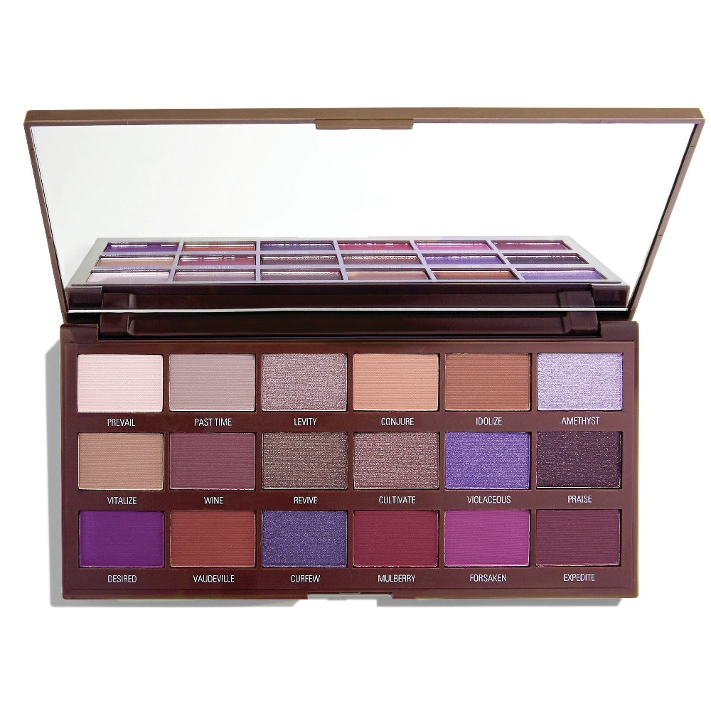 17070201685101338 I Heart Revolution Chocolate Eyeshadow Palette paleta cieni do powiek Violet 18g - obrazek 1