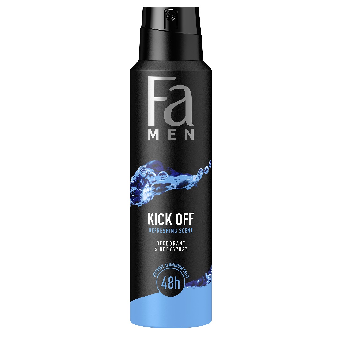 17082901678191640 Men Kick Off 48h dezodorant w sprayu o odświeżającym zapachu 150ml - obrazek 1