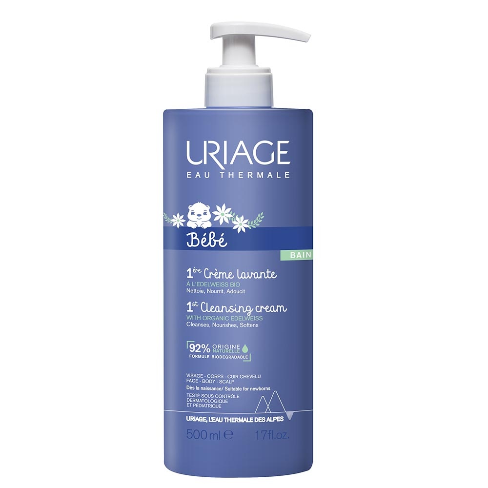 17086251661331820 Bebe 1st Cleansing Cream pieniący się krem do kąpieli dla dzieci 500ml - obrazek 1