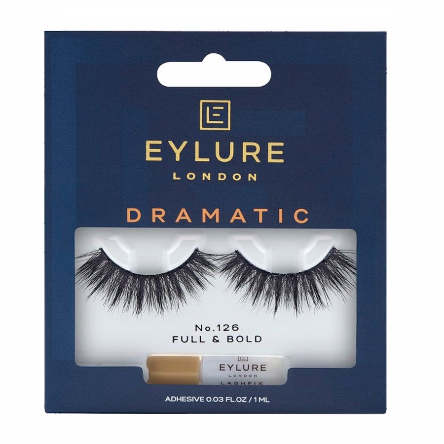 17125351718285010 Dramatic Lashes sztuczne rzęsy z klejem No. 126 - obrazek 1