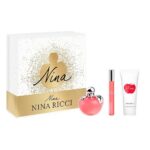 Nina zestaw woda toaletowa spray 50ml + balsam do ciała 75ml + woda toaletowa roll-on 10ml
