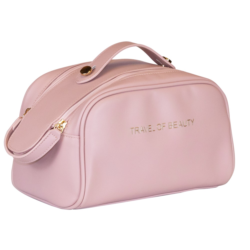17210821714456071 Soft Pink kosmetyczka z klapką - obrazek 1
