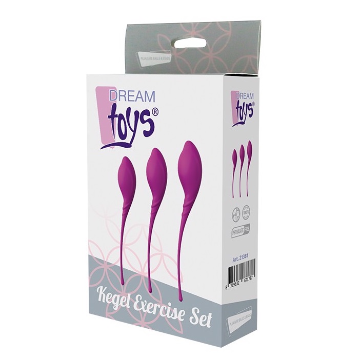 17221401692701974 Pleasure Balls & Eggs Kegel Exercise Set zestaw 3-fazowy treningowy do mięśni kegla - obrazek 1