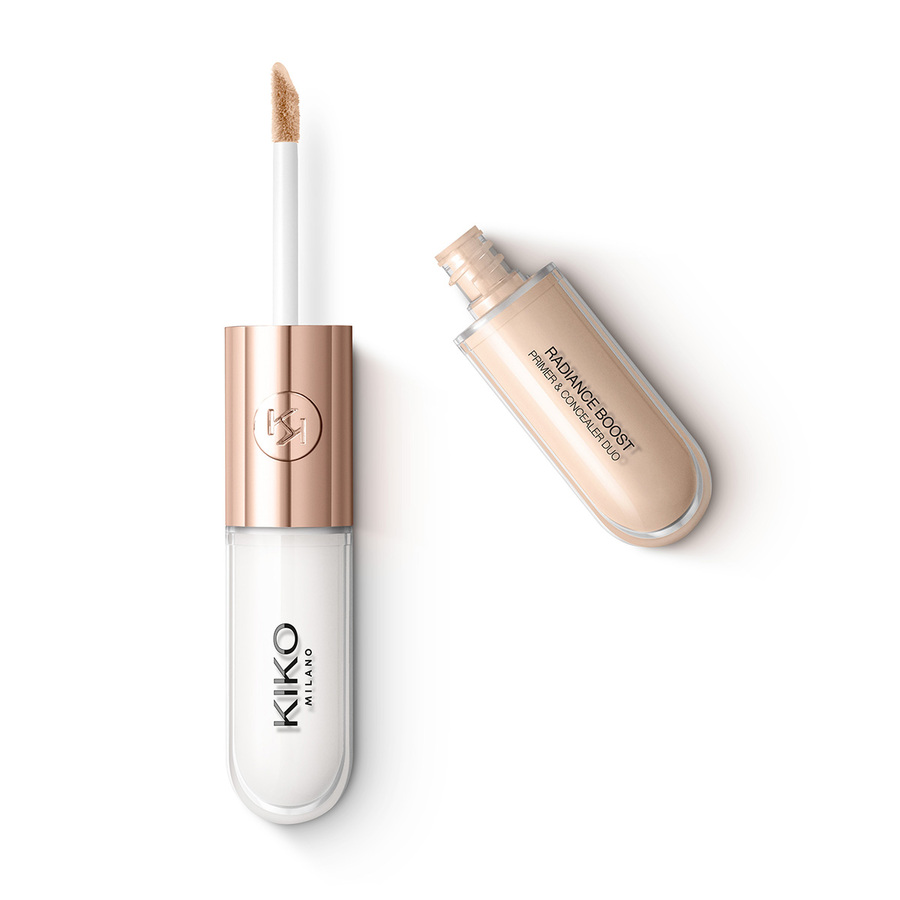 KM000000171002B Radiance Boost Primer & Concealer Duo primer i korektor pod oczy dwa w jednym 02 Light Beige 9ml - obrazek 1