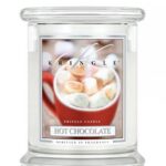Średnia świeca zapachowa z dwoma knotami Hot Chocolate 411g