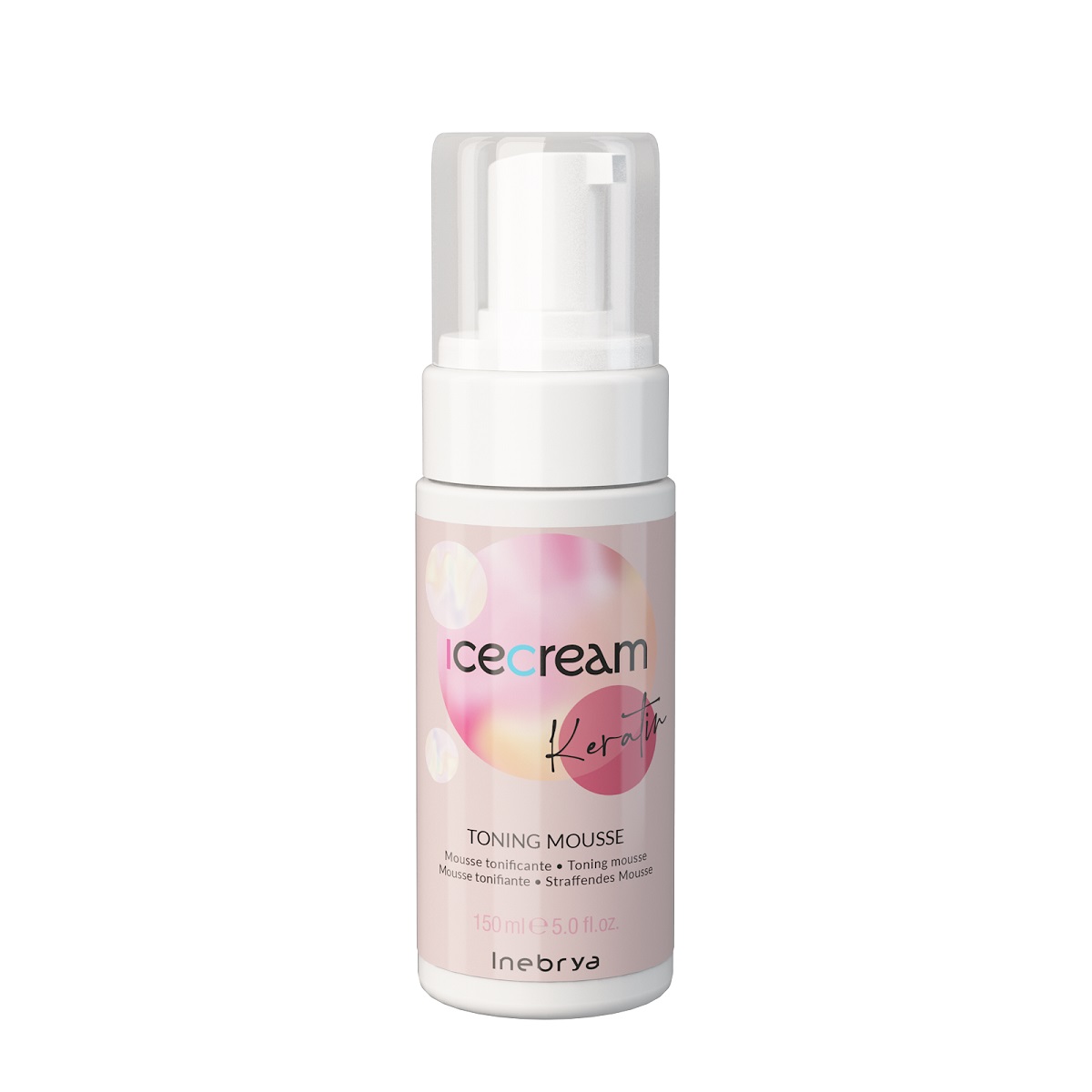 17408141675229295 Ice Cream Keratin tonizująca pianka do włosów 150ml - obrazek 1