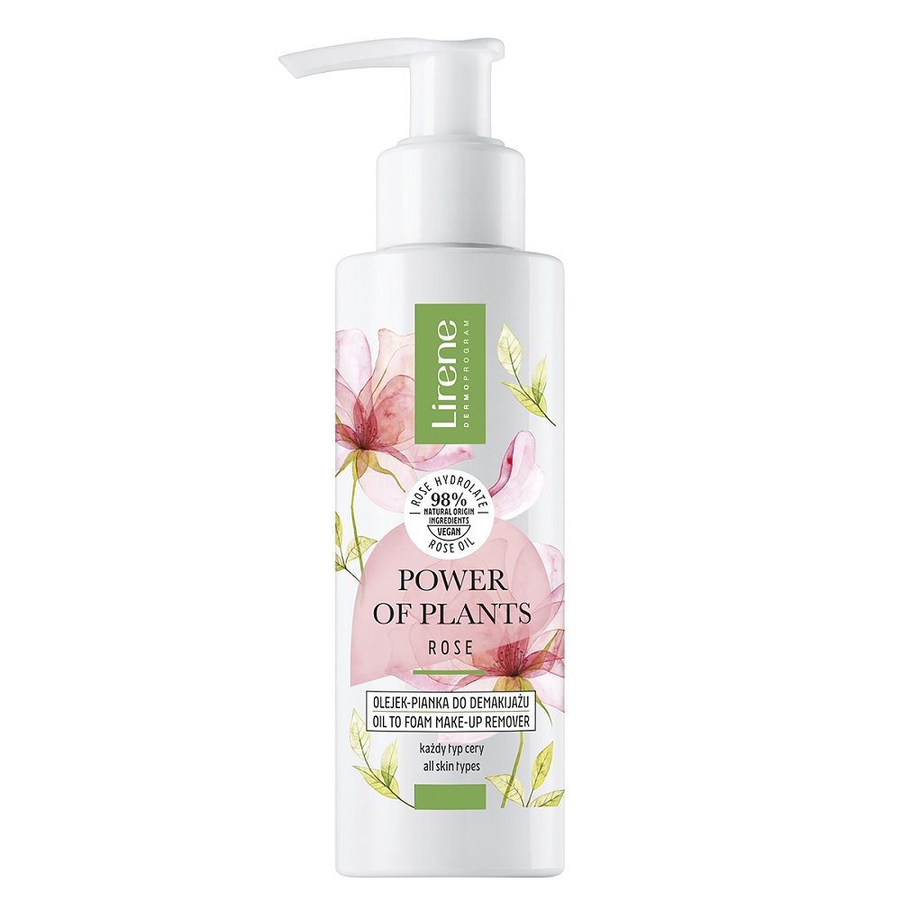17440081693890645 Power of Plants olejek-pianka do demakijażu Róża 145ml - obrazek 1