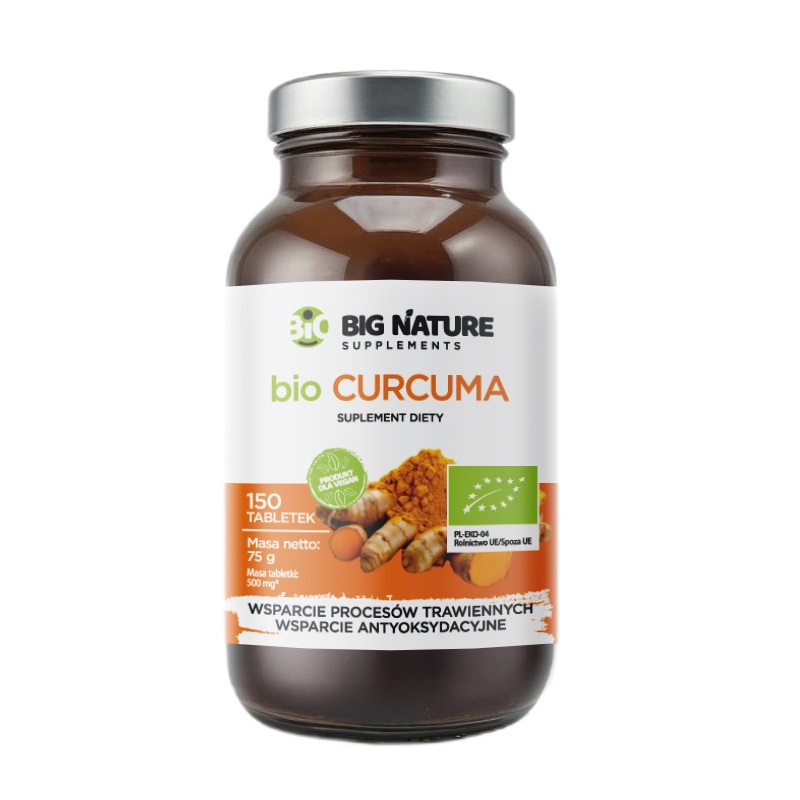 17453171763027553 Bio Curcuma suplement diety 150 tabletek - obrazek 1