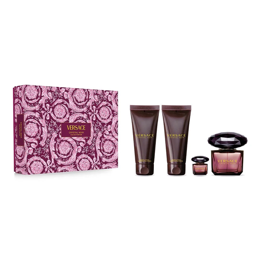 1747581730125228 Crystal Noir zestaw woda perfumowana spray 90ml + woda perfumowana 5ml + balsam do ciała 100ml + żel pod prysznic 100ml - obrazek 1