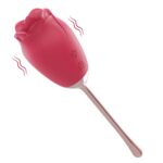 Succubus masażer intymny w kształcie róży z 9 trybami lizania i wibracji Red
