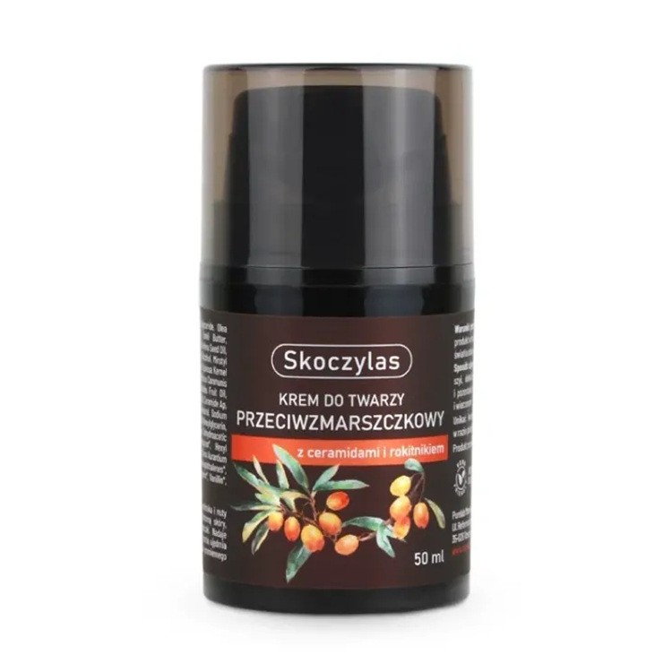 17658811767349137 Krem do twarzy przeciwzmarszczkowy z ceramidami i rokitnikiem 50ml - obrazek 1