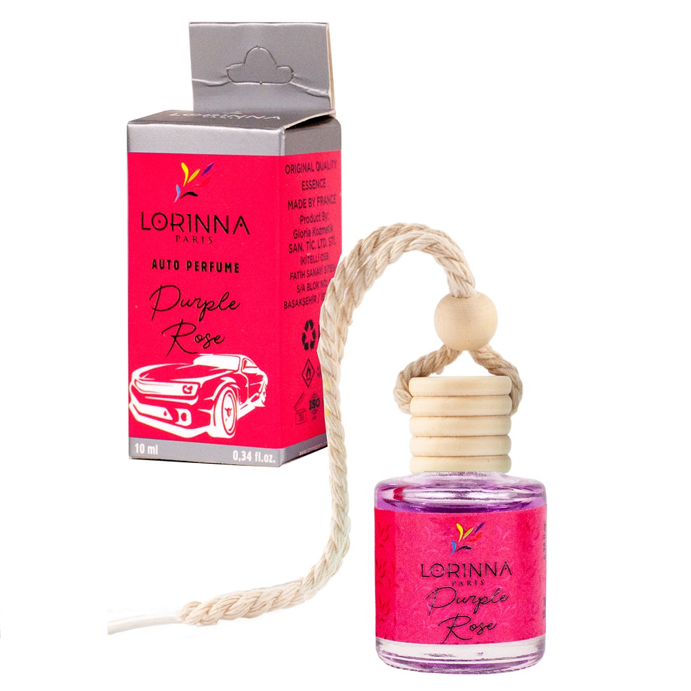 17673151697200557 Auto Perfume zapach do samochodu Purple Rose 10ml - obrazek 1