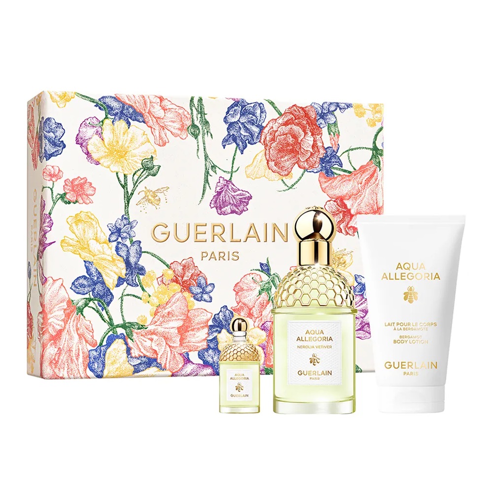 17673641731494975 Aqua Allegoria Nerolia Vetiver zestaw woda toaletowa spray 75ml + balsam do ciała 75ml + miniatura wody toaletowej 7.5ml - obrazek 1