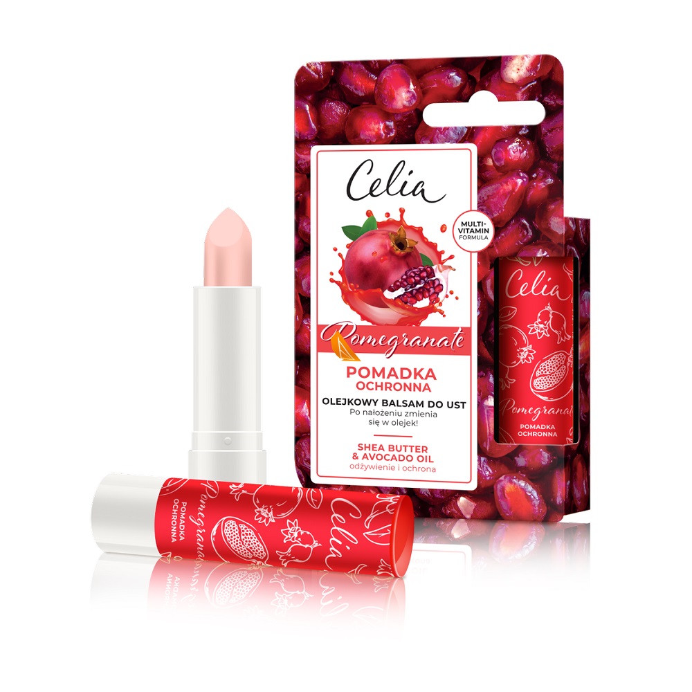 17839481678190619 Olejkowy balsam do ust Pomegranate - obrazek 1