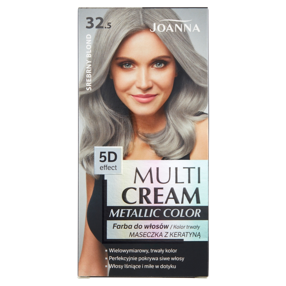 17842821641300192 Multi Cream Metallic Color farba do włosów 32.5 Srebrny Blond - obrazek 1