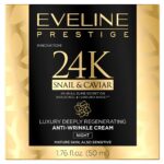 Prestige 24k Snail&Caviar luksusowy głęboko regenerujący kram przeciwzmarszczkowy na noc 50ml