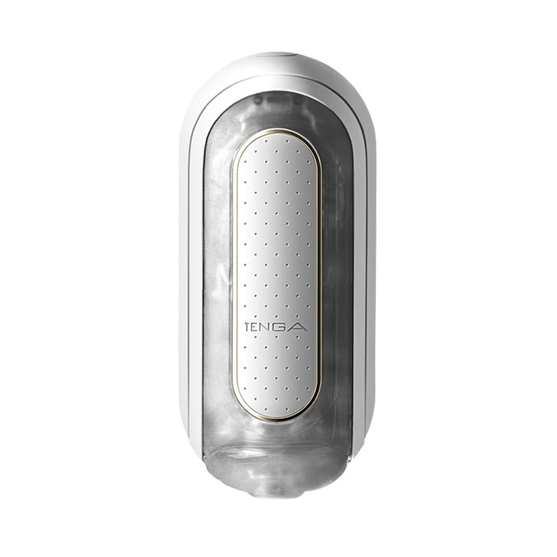 17877451646416194 Flip Zero EV masturbator wielokrotnego użytku wibrujący White - obrazek 1