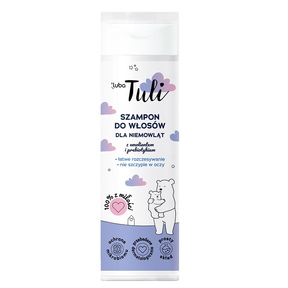 17967521674653583 Tuli szampon do włosów dla niemowląt z emolientem i prebiotykiem 250ml - obrazek 1