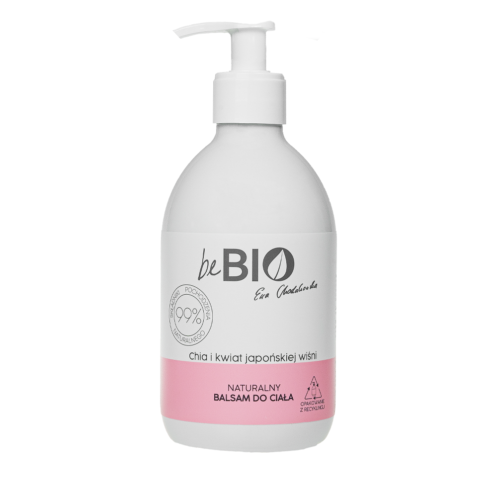 18015821671000072 Naturalny balsam do ciała Chia i Kwiat Japońskiej Wiśni 400ml - obrazek 1
