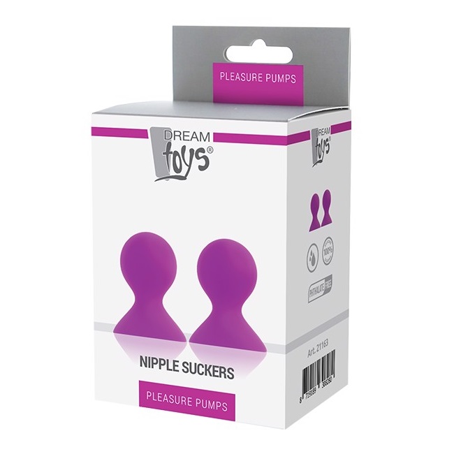 18038411692603488 Pleasure Pumps Nipple Suckers pompka do sutków Pink 2szt. - obrazek 1