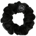 Sprunchie aksamitna gumka do włosów True Black