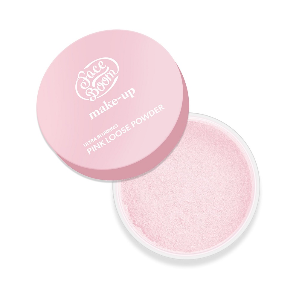 18190861737964046 Ultra Blurring Pink Loose Powder blurujący sypki puder do twarzy i pod oczy 6g - obrazek 1
