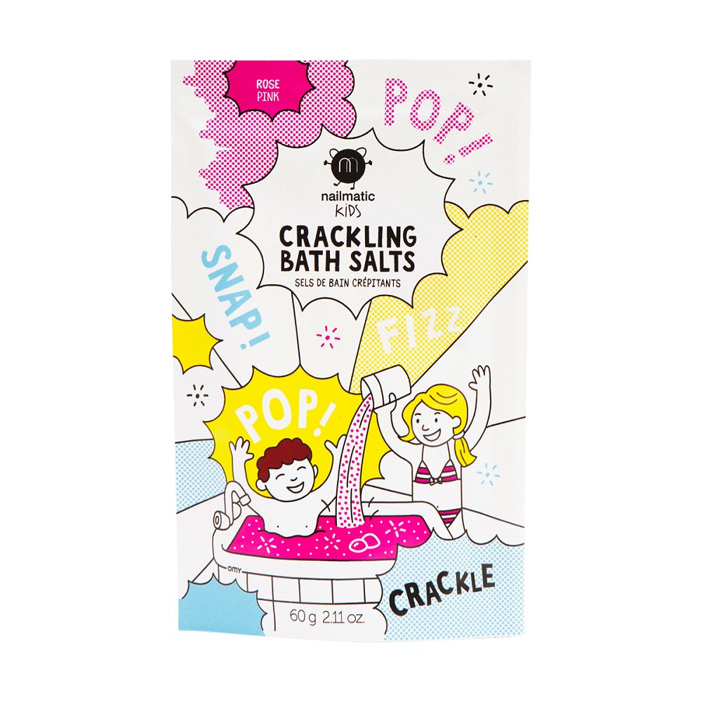 18306031636381121 Kids Crackling Bath Salts musująca sól do kąpieli dla dzieci Pink 60g - obrazek 1