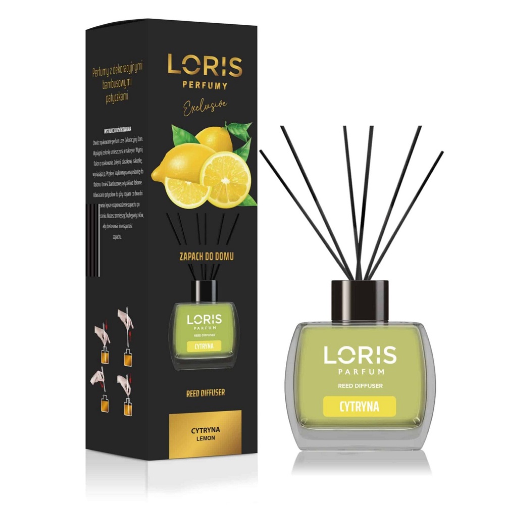 18313011687431006 Reed Diffuser dyfuzor zapachowy z patyczkami Cytryna 120ml - obrazek 1