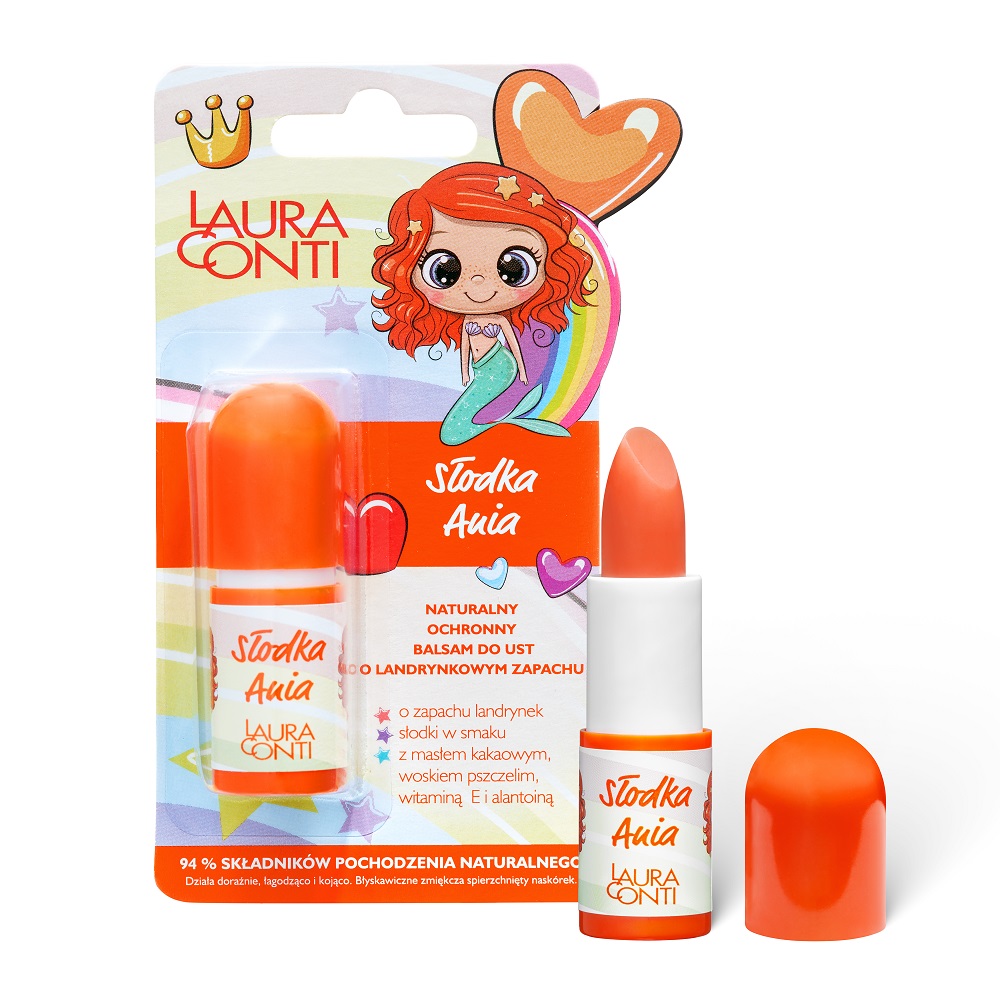 18348731634548258 Słodka Ania ochronny balsam do ust o landrynkowym zapachu 3.8g - obrazek 1