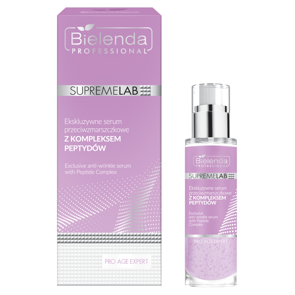 18367991587973615 SupremeLab Pro Age Expert ekskluzywne serum przeciwzmarszczkowe z kompleksem peptydów 30ml - obrazek 1