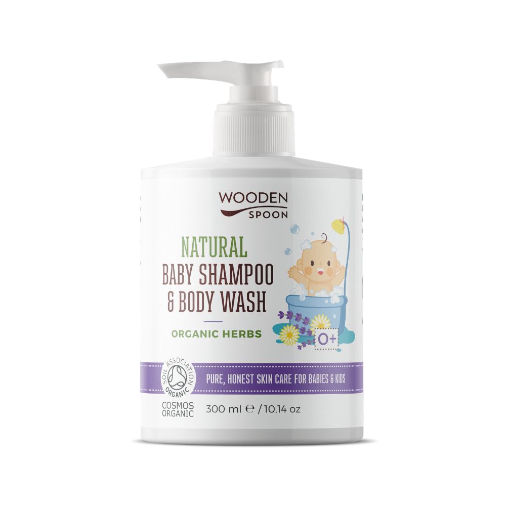 xr:d:DAFDBqzehh8:4,j:28154852080,t:22060814 Natural Baby Shampoo & Body Wash żel pod prysznic i szampon do włosów dla dzieci 2w1 300ml - obrazek 1