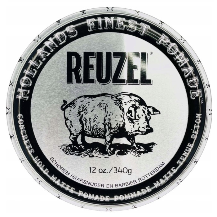18437401683630694 Hollands Finest Pomade Concrete Hold Matte matująca pomada do włosów na bazie wody 340g - obrazek 1